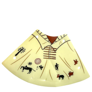 Plastic Tepee Cover with Western Indians Motifs Pattern, Part# 13882 Part LEGO® Very Good