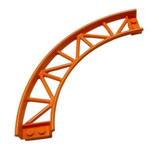 Roller Coaster Curve, 90 Degrees, Part# 25061 Part LEGO® Orange