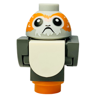 Porg - Dark Bluish Gray Body, Wings and Tail, Porg02 LEGO® Animals LEGO®