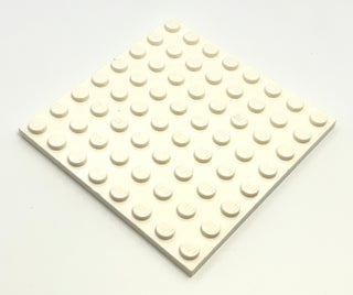 Plate 8x8, Part# 41539 Part LEGO® White  