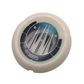 Throwing Disk with Bionicle Kanoka 485 Ko-Metru Pattern, Part# 32171pb098 Part LEGO® Glow In Dark Opaque