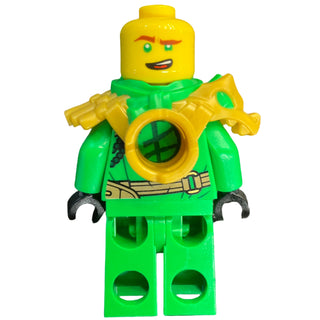 Lloyd - Dragons Rising, Tunic with Strap and Charm, Dragon Shoulder Armor, njo0974 Minifigure LEGO®
