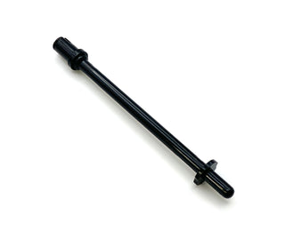 Bar 8L with Stop Rings and Pin (Rounded End), Part# 2714a Part LEGO® Black  