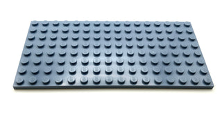 Plate 8x16, Part# 92438 Part LEGO® Sand Blue  