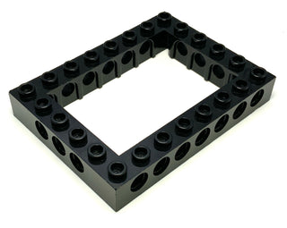 Technic, Brick 6x8 Open Center, Part# 32532 Part LEGO® Black  