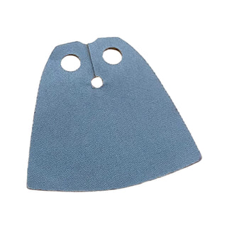 Minifigure Cape Cloth, Standard - Starched Fabric - 4.0cm Height with Dark Orange with Orange Ornaments Pattern and Sand Blue Sides, Part# 522pb010 Part LEGO®