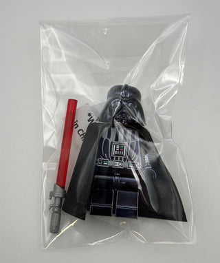 Chrome Black Darth Vader Limited Edition Printed Minifigure Custom minifigure BigKidBrix