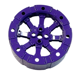 Wheel Wagon Viking with 12 Holes (55mm D.), Part# 55817 Part LEGO® Dark Purple