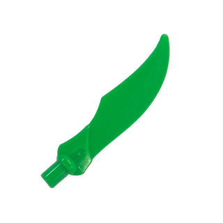 Minifigure, Weapon Sword Curved Blade with Bar, Part #37341a Part LEGO® Bright Green