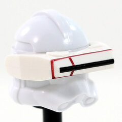 RP2 Detail White Macrobinoculars- CAC Custom Headgear Accessory Clone Army Customs Dark Red