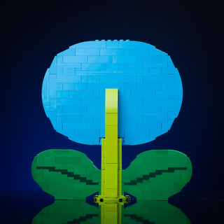 Ice Flower Life-Sized Sculpture Building Kit Bricker Builds