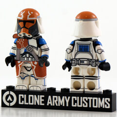 R-Heavy 501st Ash Trooper RP2B- CAC049 Custom minifigure Clone Army Customs