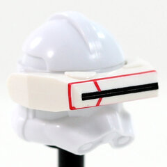 RP2 Detail White Macrobinoculars- CAC Custom Headgear Accessory Clone Army Customs Red