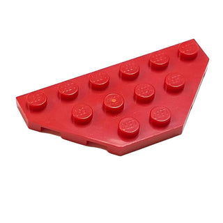 Wedge, Plate 3x6 Cut Corners, Part# 2419 Part LEGO® Red