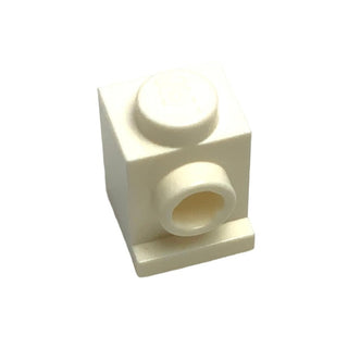 Brick, Modified 1x1 with Headlight, Part# 4070 Part LEGO® White