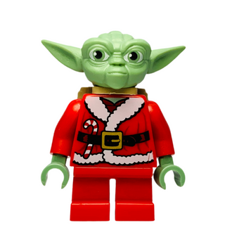 Santa Yoda, sw0358 Minifigure LEGO® Like New