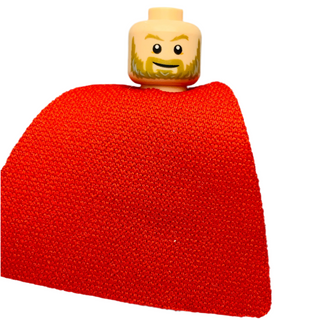 Thor - Spongy Cape with Single Hole, Black Legs, Bushy Hair, sh0915 Minifigure LEGO®