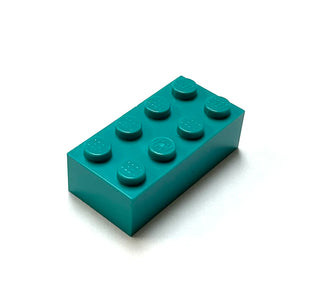 Brick 2x4, Part# 3001 Part LEGO® Dark Turquoise 1 Part