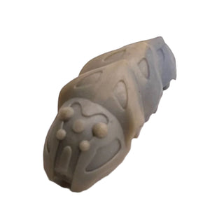Bionicle Rahkshi Kraata Stage 4 with Marbled Pattern, Part# kraata4 Part LEGO® Pearl Light Gray Head (Pearl Sand Blue Tail)
