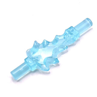 Power Burst, Bolt Small with Bar Ends, Part# 35032c Part LEGO® Trans-Light Blue