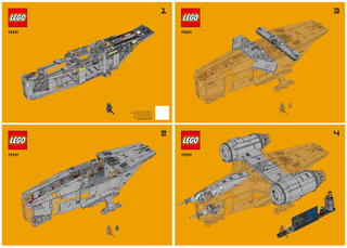 75331-The Razor Crest - INSTRUCTIONS ONLY Instructions LEGO®