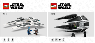75348-Mandalorian Fang Fighter vs TIE Interceptor - INSTRUCTIONS ONLY Instructions LEGO®