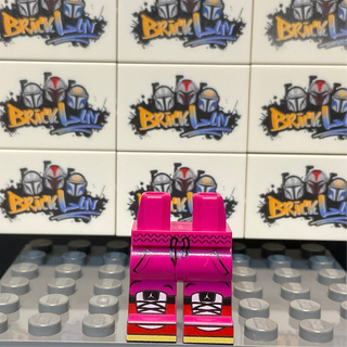 Jumpman 1s Custom minifigure BrickLuv Magenta