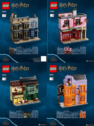 75978-Diagon Alley - INSTRUCTIONS ONLY Instructions LEGO®