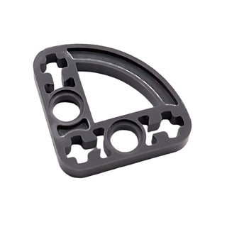 Technic, Liftarm, Modified L-Shape Quarter Ellipse Thin 3x3, Part# 32249 Part LEGO® Dark Bluish Gray