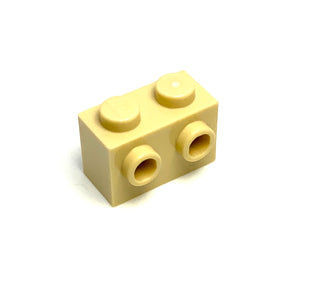 Brick, Modified 1x2 with Studs on 1 Side, Part# 11211 Part LEGO® Tan 1 Part