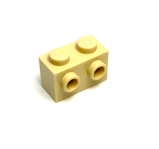 Brick, Modified 1x2 with Studs on 1 Side, Part# 11211 Part LEGO® Tan  