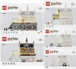 76435-Hogwarts Castle: The Great Hall - INSTRUCTIONS ONLY Instructions LEGO®