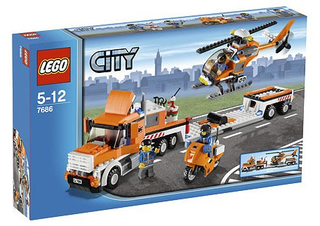 Helicopter Transporter, 7686-1 Building Kit LEGO®