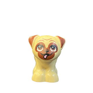 Pug with Tongue Sticking Out, 24111pb05 LEGO® Animals LEGO®