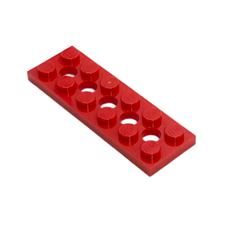 Technic, Plate 2x6 with 5 Holes, Part# 32001 Part LEGO® Red 1 Part