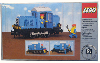 Electric Diesel Locomotive, 7760 Building Kit LEGO®