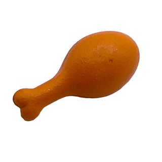 Turkey, Chicken Drumstick, Part# 33057 Part LEGO® Earth Orange