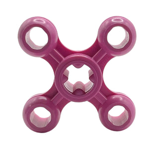 Technic Knob Cog / Gear / Wheel with Axle Hole (+ Orientation), Part# 32072 Part LEGO® Dark Pink Symmetric Axle Hole