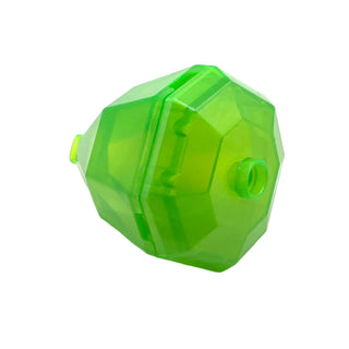 Rock 4x4 Octagonal/Mini Doll Skirt Long Full Octagonal Emerald, Part# 80336 + 80337 Part LEGO® Satin Trans-Bright Green