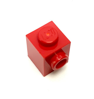 Brick, Modified 1x1 with Stud on Side, Part# 87087 Part LEGO® Red  