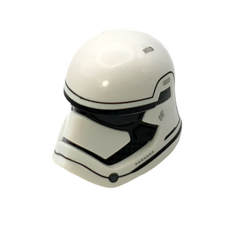 Large Figure Head Modified SW First Order Stormtrooper Pattern, Part# 24203pb02 Part LEGO® Very Good
