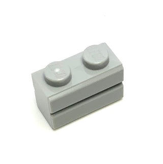 Brick, Modified 1x2 with Masonry Profile, Part# 98283 Part LEGO® Light Bluish Gray 50 Parts