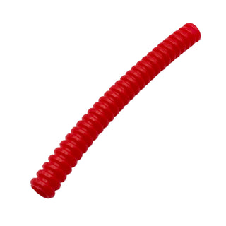 Hose, Ribbed 7mm D. 9L / 7.2 cm, Part# 78c09 Part LEGO® Red