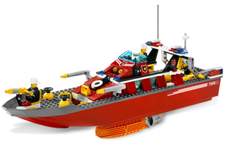 Fire Boat (Fireboat), 7906 Building Kit LEGO®
