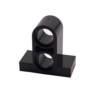 Technic Pin Connector Plate 1x2x1 2/3 with 2 Holes on Top, Part# 32530 Part LEGO® Black