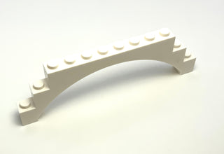 Arch 1x12x3 (Raised Arch with Five Cross Support), Part# 18838 Part LEGO® White  