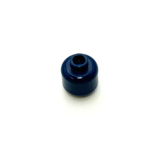 Minifigure, Head (Plain) - Hollow Stud, Part# 3626c Part LEGO® Dark Blue
