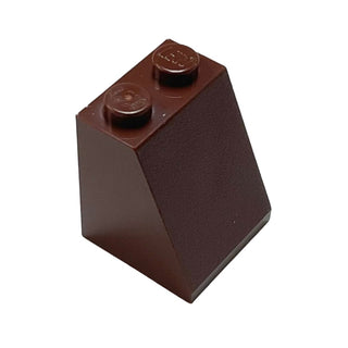 Slope 65 2x2x2 with Bottom Tube, Part# 3678b Part LEGO® Reddish Brown 1 Part