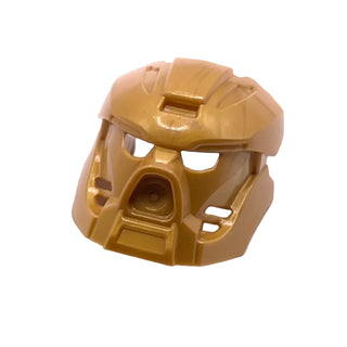 Bionicle Mask of Fire, Part# 19052 Part LEGO® Pearl Gold