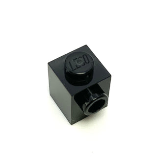 Brick, Modified 1x1 with Stud on Side, Part# 87087 Part LEGO® Black 1 Part